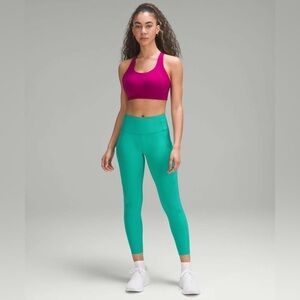 Lululemon Fast and Free High-Rise Tight 25" in Maldives Green - size 4